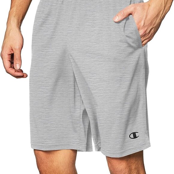 Champion Men's Gray Heather Drawstring Cross Training Athletic Short Size L